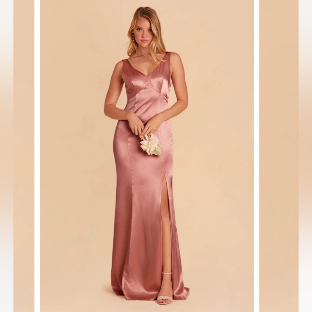 Birdy Grey Satin Bridesmaid Dress